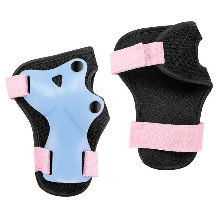 Spokey, Shield, zestaw ochraniaczy, niebiesko-różowe, rozmiar L