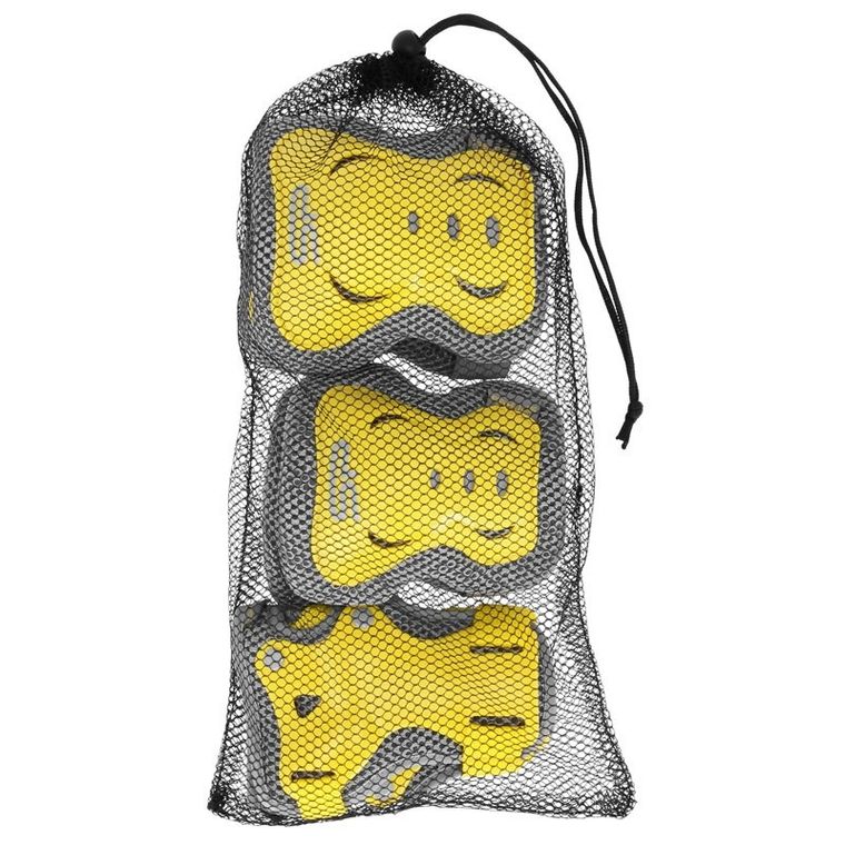 Spokey, Shield zestaw ochraniaczy, żółte, rozmiar L