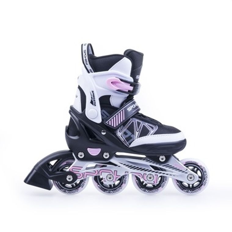 Spokey, Speedstar, rolki regulowane, róż, rozmiar 33-36