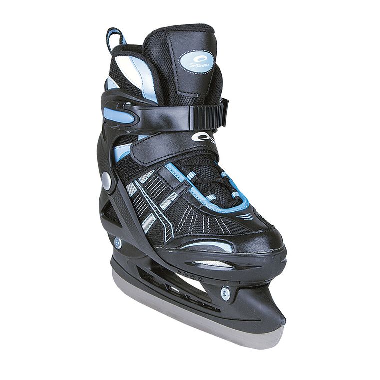 Spokey, Valor, łyżworolki regulowane z wymienną płozą, czarne, rozmiar 30-33
