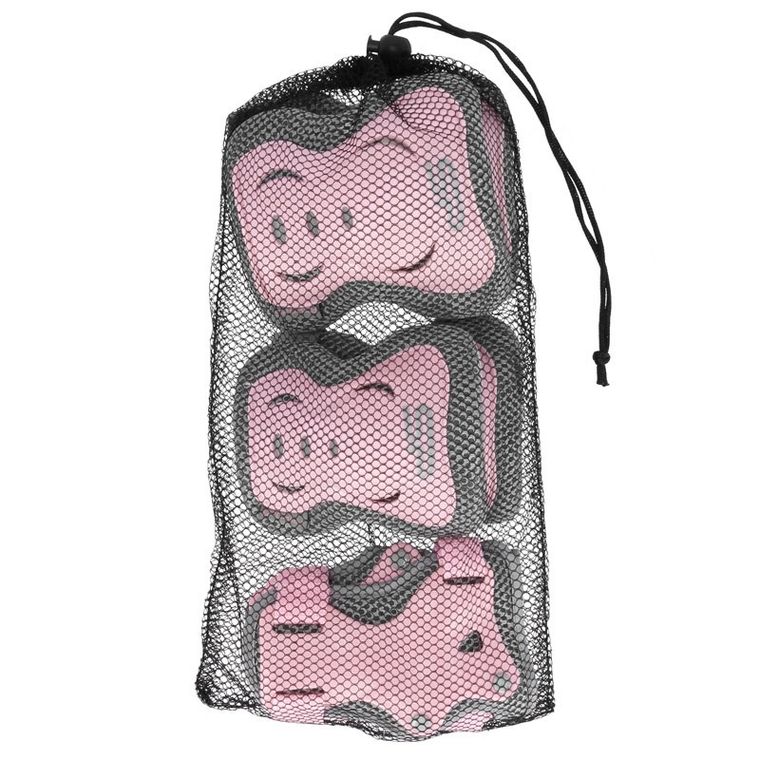 Spokey, zestaw ochraniaczy, różowe, rozmiar L