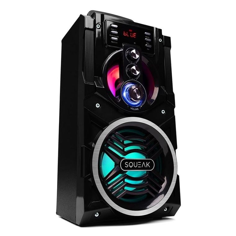 Squeak, Beatboxer Bluetooth 5.1 Speaker, głośnik Bluetooth z karaoke, Radio Fm, Microsd, Aux i USB