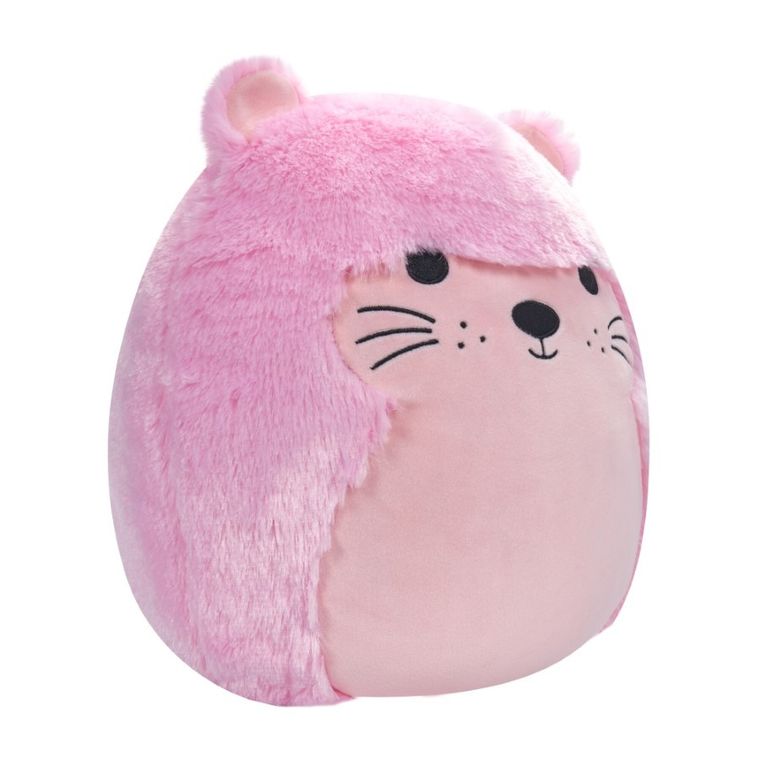 Squishmallows, Fuzzamallows, Pink Otter, różowa wydra, maskotka, 30 cm