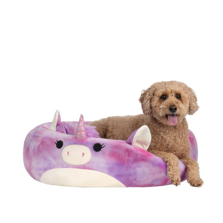 Squishmallows, legowisko dla psa, rozmiar L, 76 cm, Lola the Unicorn
