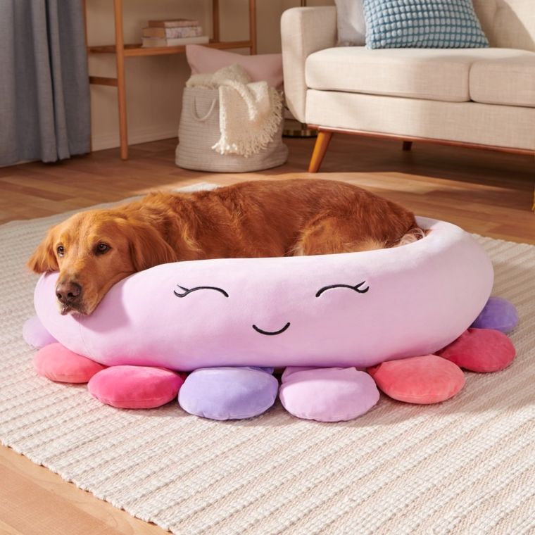 Squishmallows, legowisko dla psa, rozmiar XL, 91 cm, Beula The Octopus