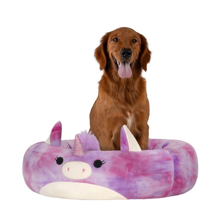 Squishmallows, legowisko dla psa/kota, rozmiar S, 50 cm, Lola the Unicorn