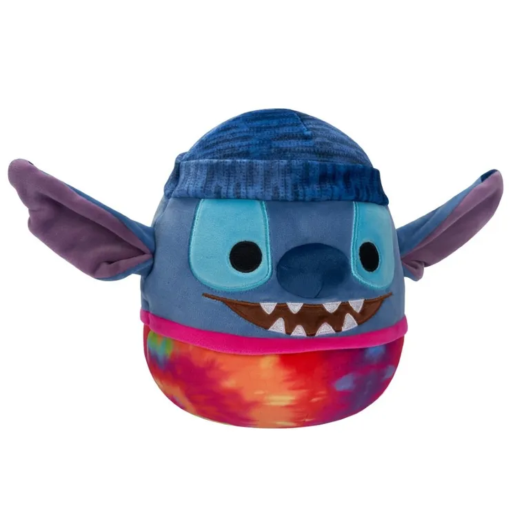 Squishmallows, Little Plush, Disney, Stitch w czapce beanie, maskotka, 20 cm
