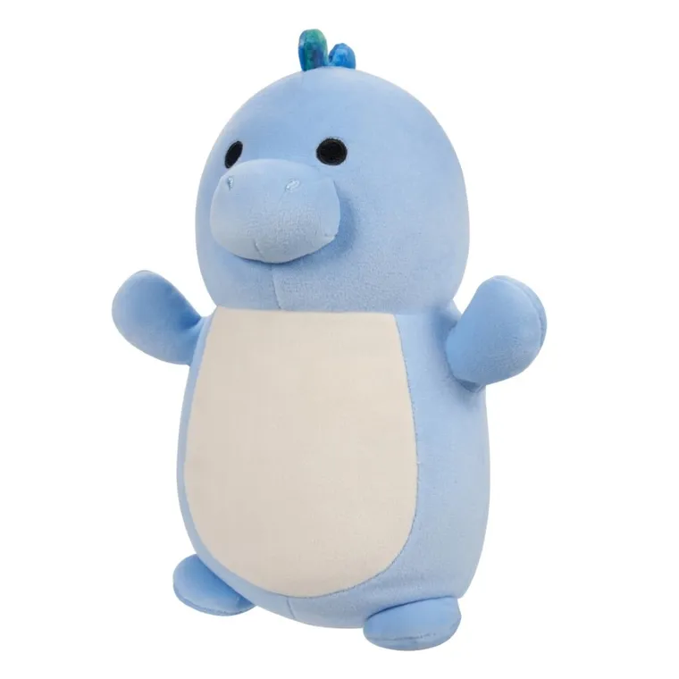 Squishmallows, Medium Plush, Hugmees, Grayson Blue Dinosaur, niebieski dinozaur, maskotka, 25 cm