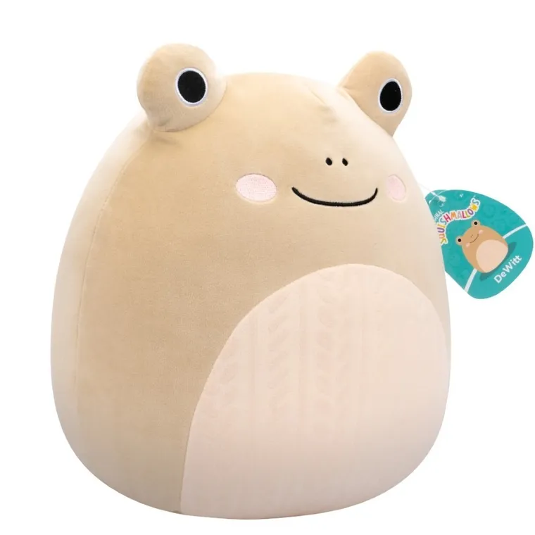 Squishmallows, Medium Plush, Tan Frog, beżowa żaba, maskotka, 30 cm