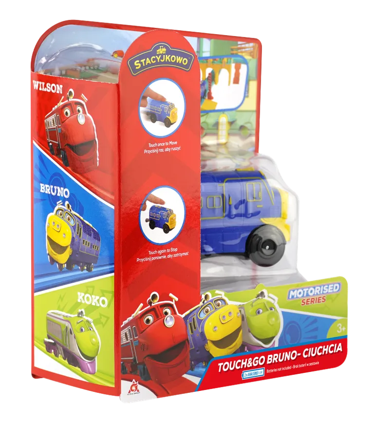 Stacyjkowo, Touch&Go, Bruno, lokomotywa