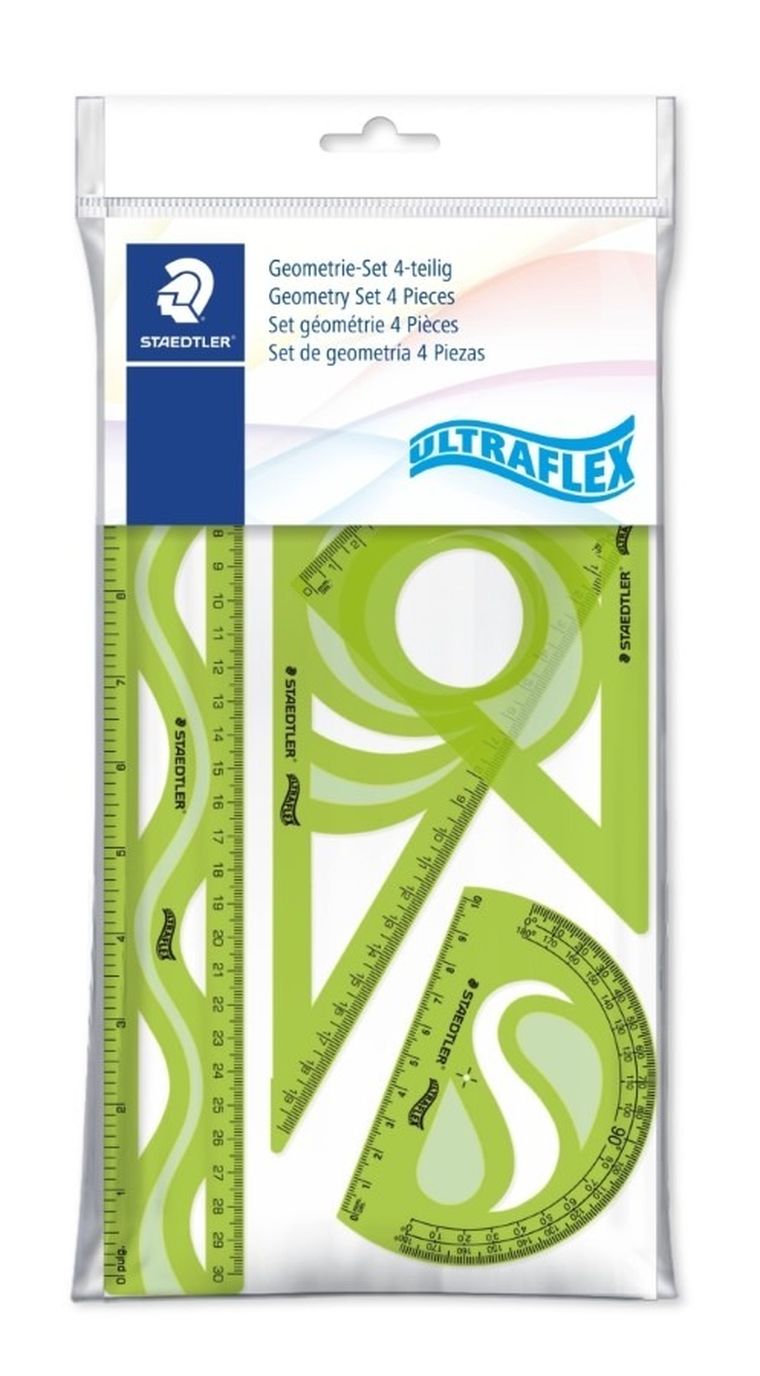 Staedtler, przybory do geometrii, Ultraflex, 4 szt.