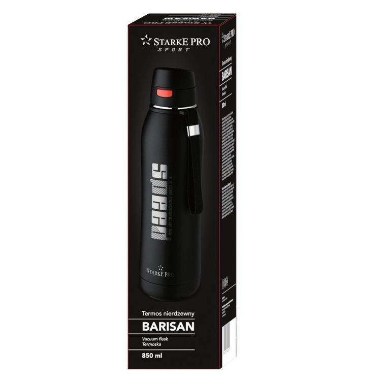 Starke Pro, Barisan, sportowy termos nierdzewny, 850 ml