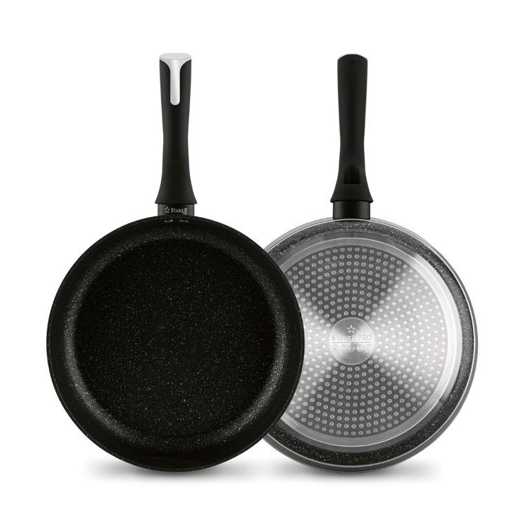 Starke Pro, Celebrity Marble, zestaw garnków z pokrywką i patelnią, 10 elementów