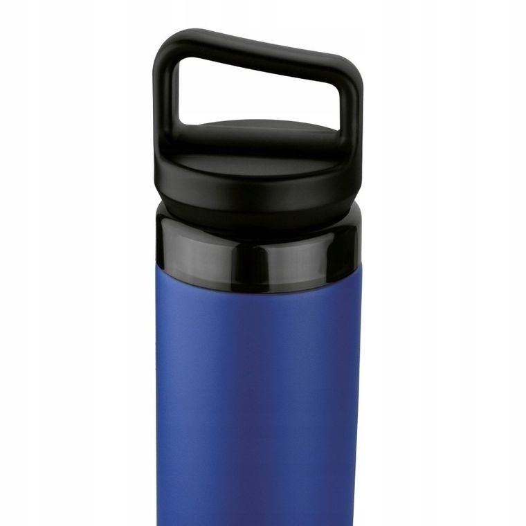 Starke Pro, Lazaro, butelka termiczna z sitkiem, granatowa, 400 ml