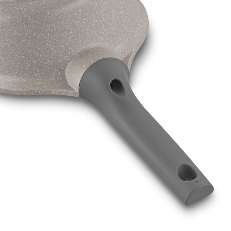 Starke Pro, Stoneware Marble, zestaw garnków z pokrywką i patelnia, 10 elementów