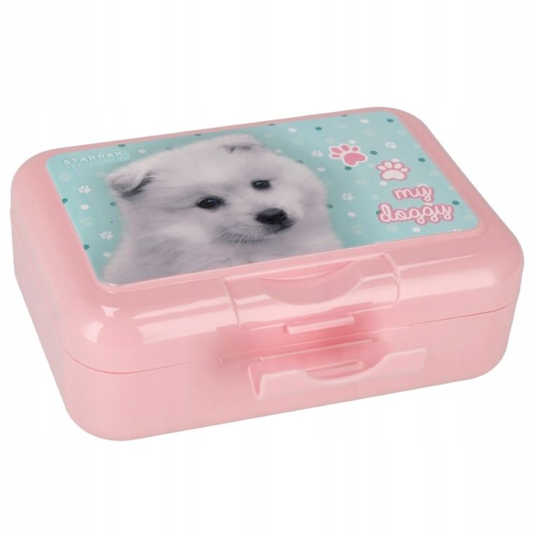 Starpak, bidon + lunchbox, pieski