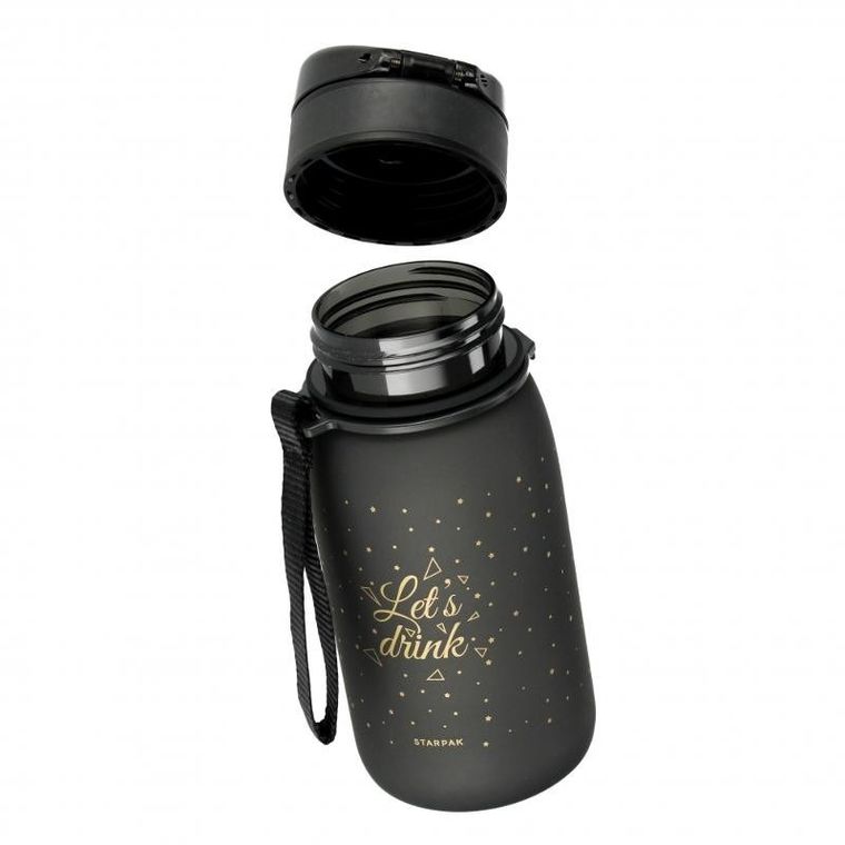 Starpak, bidon, czarno-złoty, 400 ml