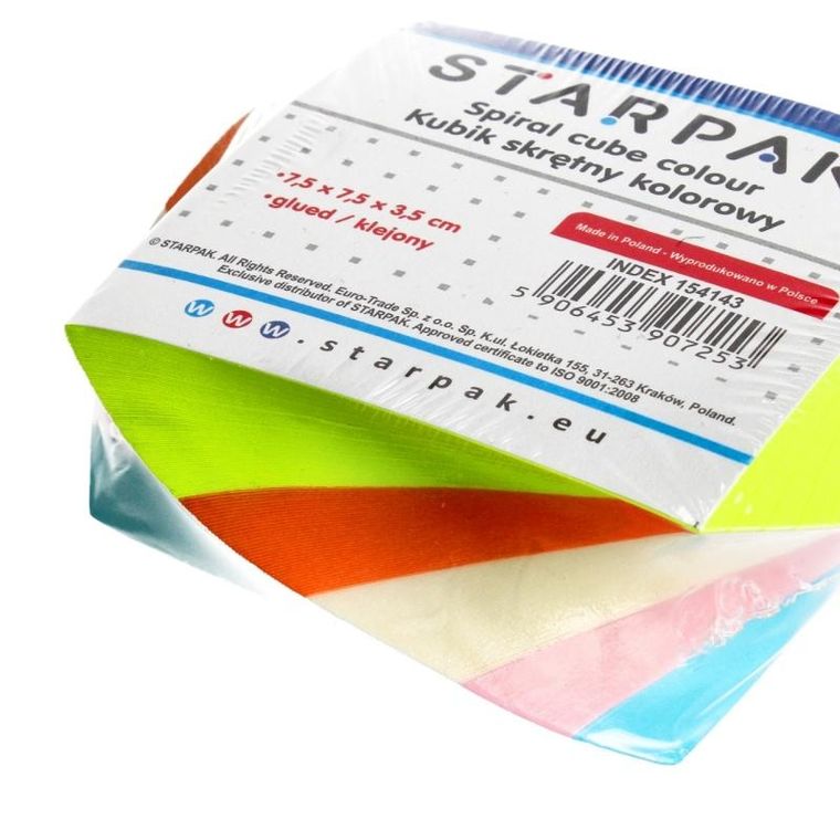 Starpak, blok karteczek, skrętny
