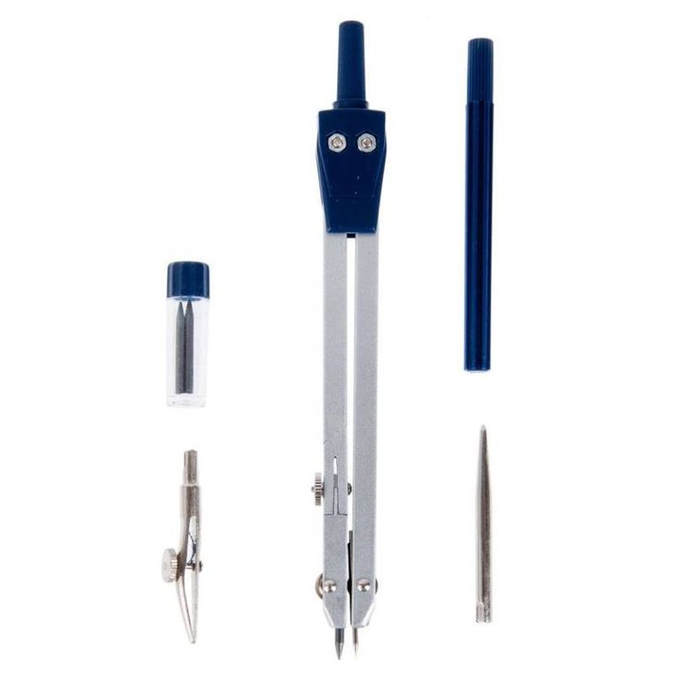 Starpak, cyrkiel metalowy, 5 elementów