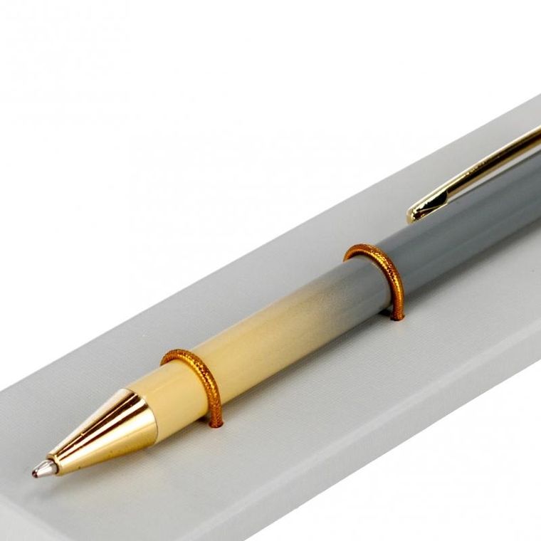 Starpak, długopis automatyczny, czarny, Ombre, 0,7 mm