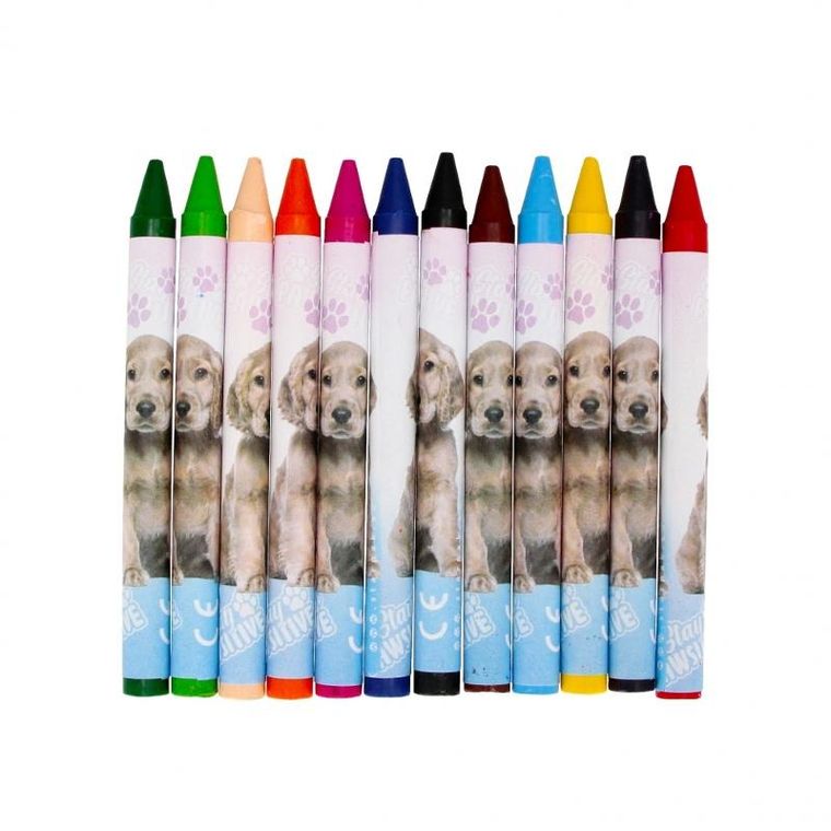 Starpak, Doggy, kredki woskowe, 12 kolorów