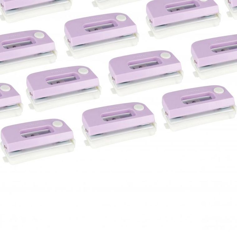 Starpak, dziurkacz, pastelowy fiolet