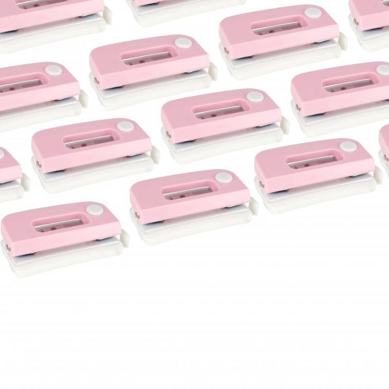 Starpak, dziurkacz, pastelowy różowy