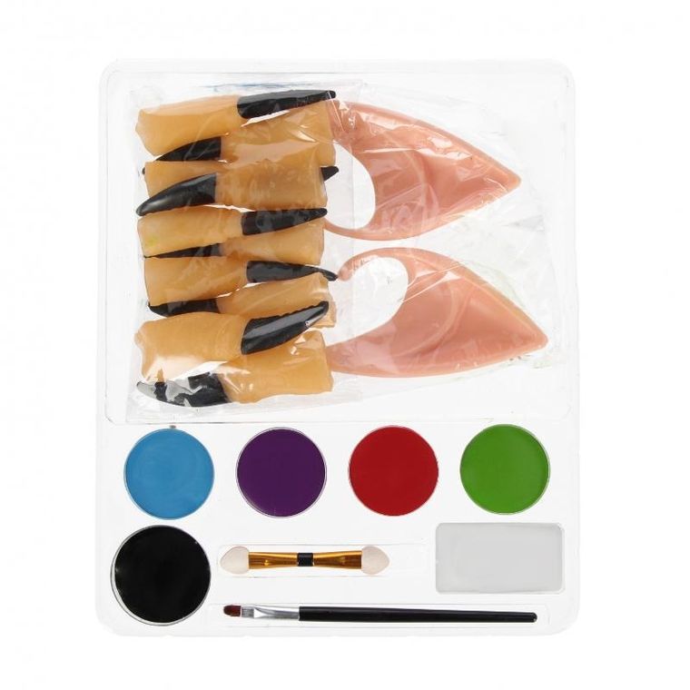 Starpak, farby do malowania twarzy z akcesoriami, 6 kolorów