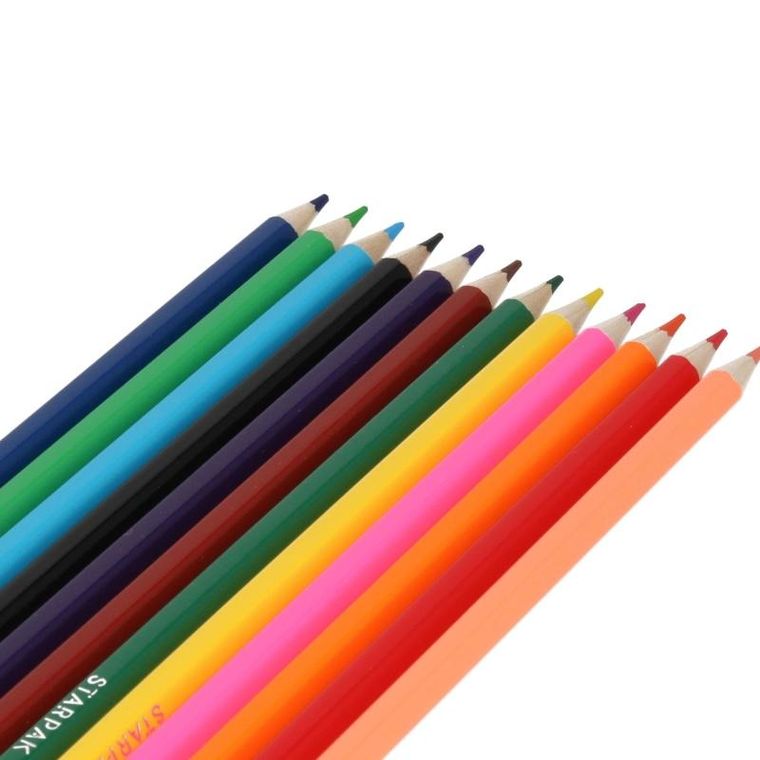 Starpak, Football, kredki ołówkowe, 12 kolorów