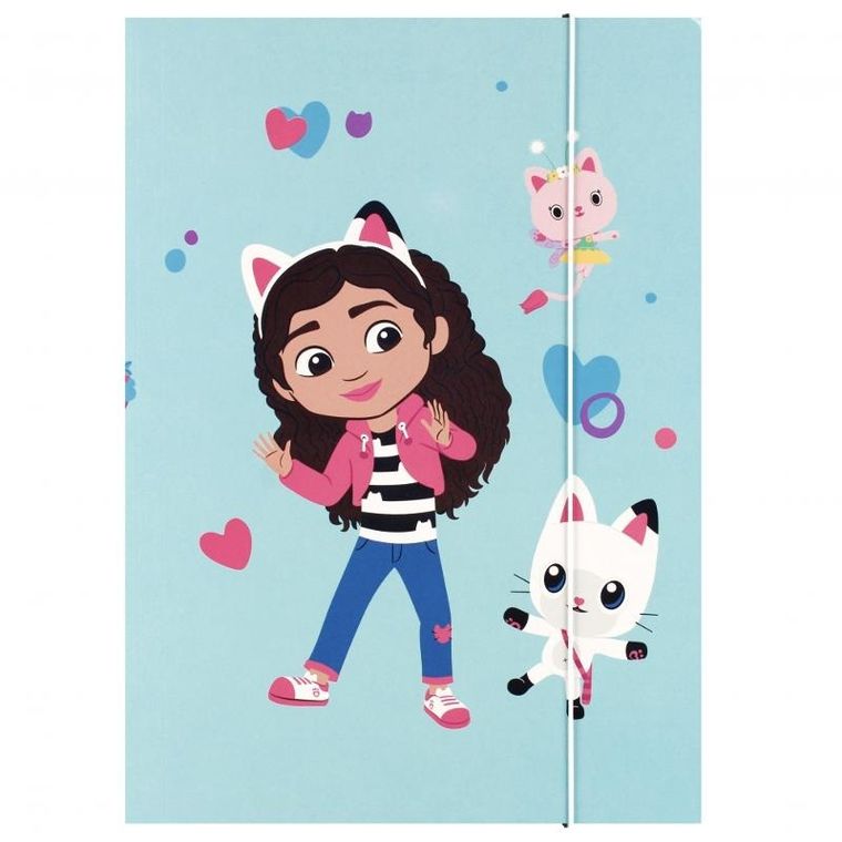 Starpak, Koci Domek Gabi, teczka z gumką A4, 1 szt.