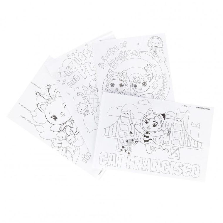 Starpak, Koci Domek Gabi, zestaw artystyczny, 28 elementów