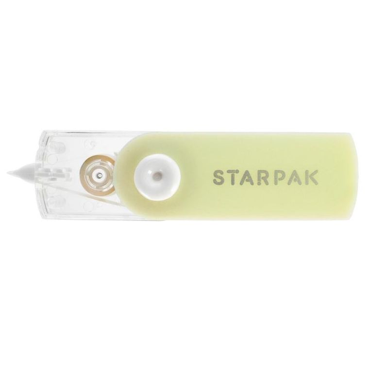 Starpak, korektor w taśmie, 5mmx6m, pastelowy żółty