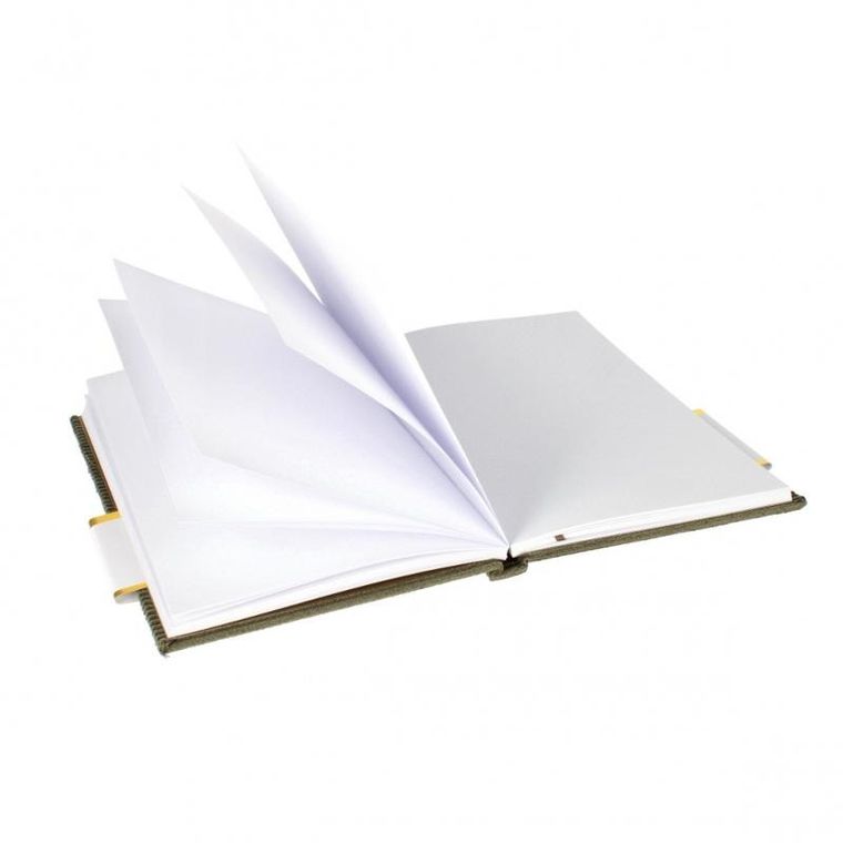 Starpak, notes A5, 80 kartek, sztruksowy, oliwka, 1 szt.