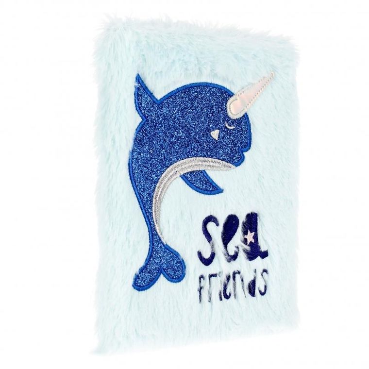 Starpak, notes pluszowy A5, wieloryb, 1 szt.