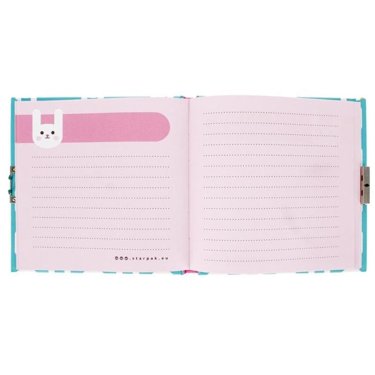 Starpak, pamiętnik zamykany, królik