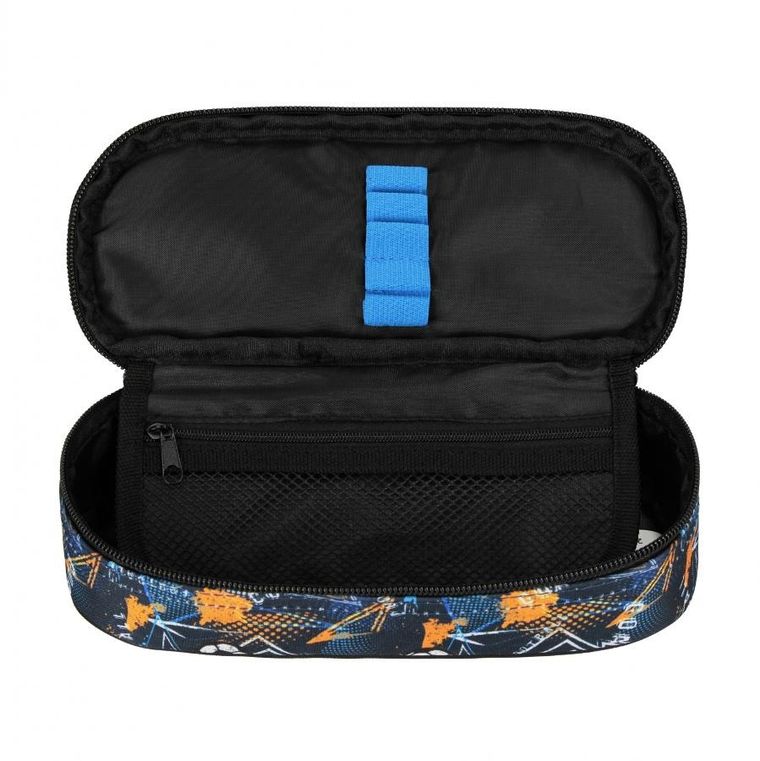 Starpak, piórnik owalny, Football Blue