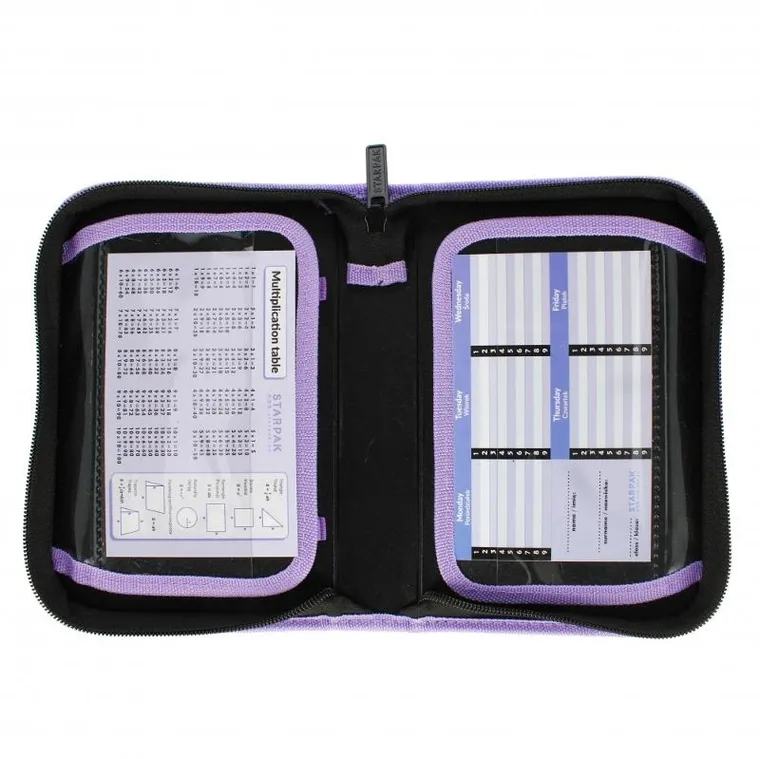 Starpak, piórnik rozkładany, dwuklapkowy, Unicorn Holo