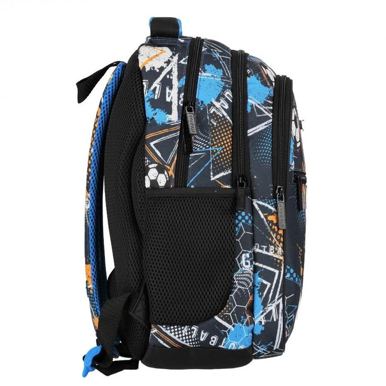 Starpak, plecak szkolny, 1-komorowy, Football Blue