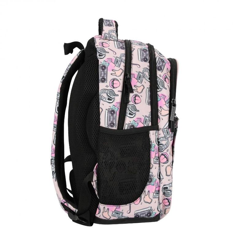 Starpak, plecak szkolny, 1-komorowy, Pink Music