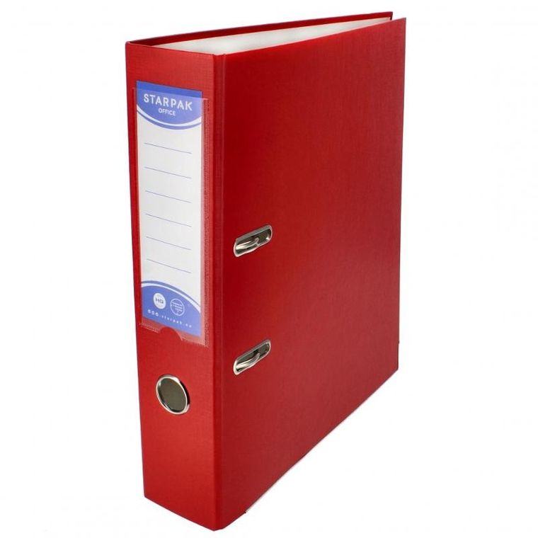Starpak, segregator A4/75 okuty, czerwony