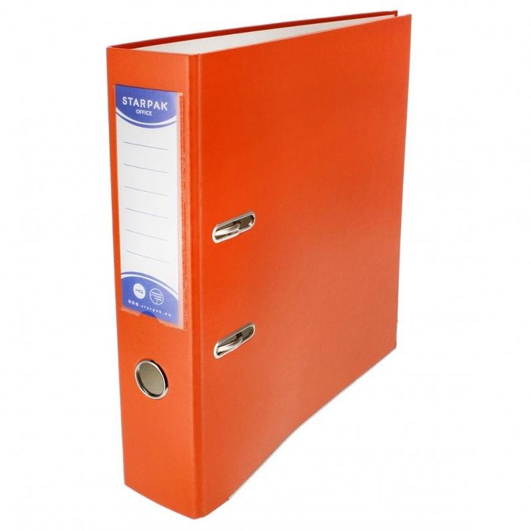 Starpak, segregator A4/75 okuty, pomarańczowy