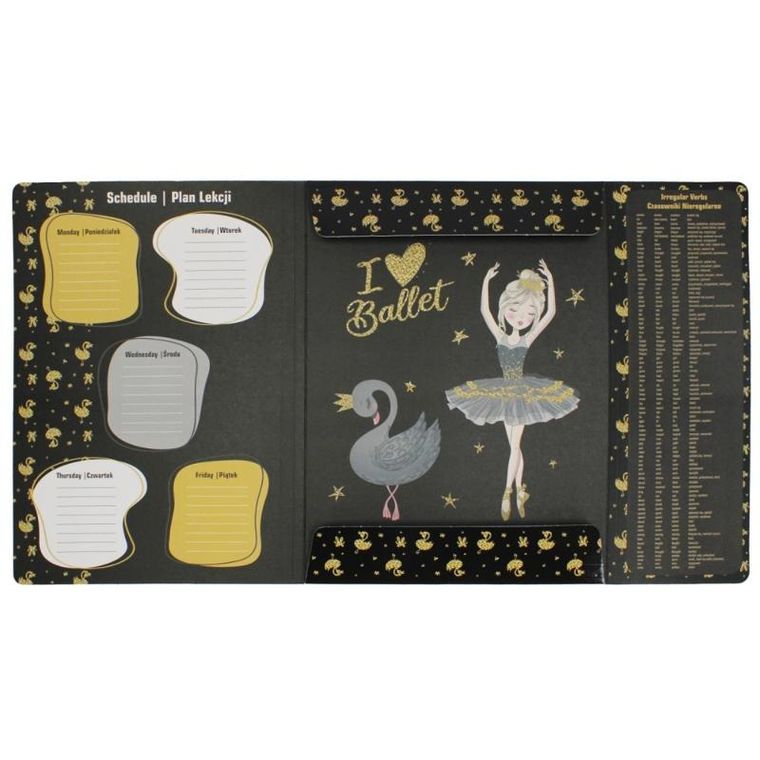 Starpak, teczka z gumką A4, balerina, 1 szt.