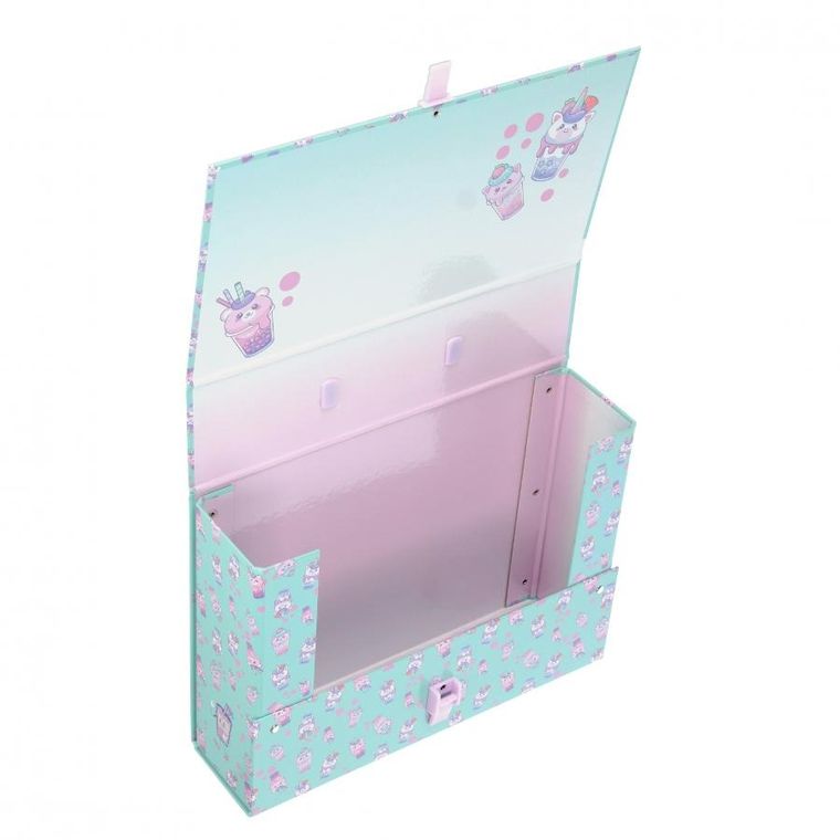 Starpak, teczka z rączką, A4, 95 mm, Bubble Tea