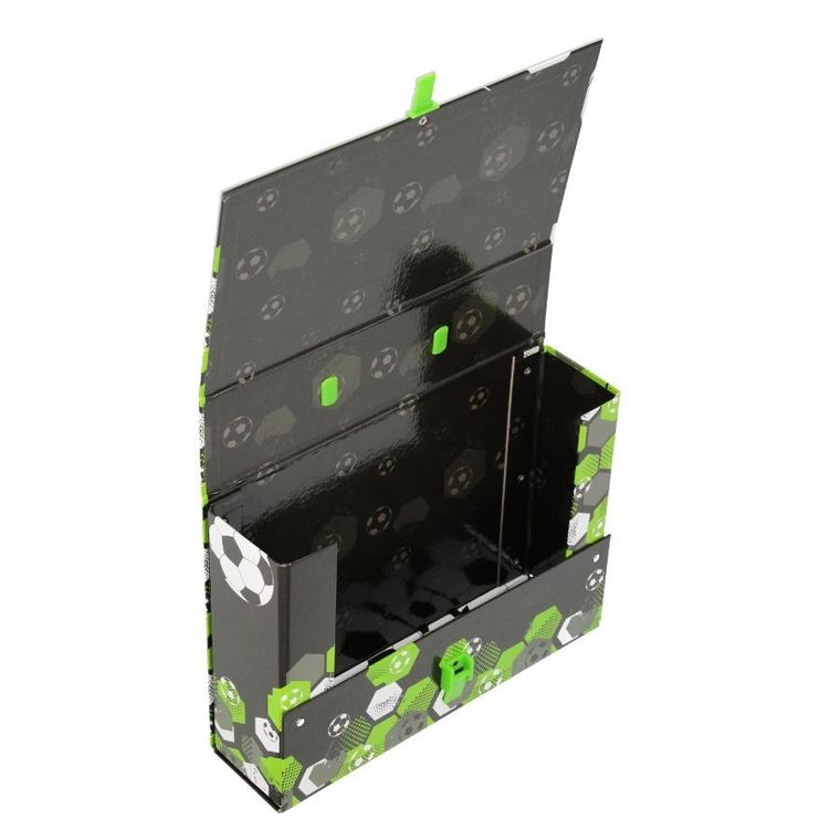 Starpak, teczka z rączką, A4, 95 mm, Football Green