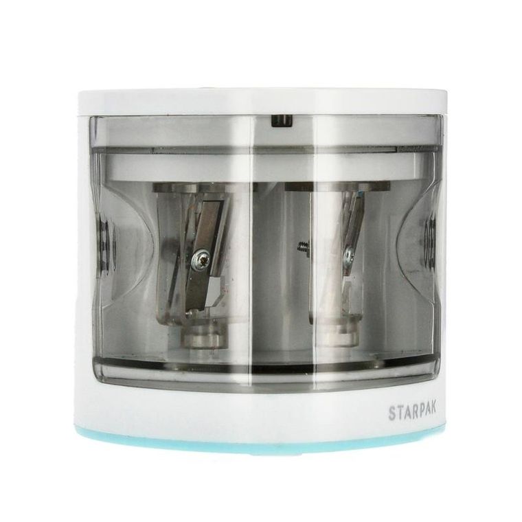 Starpak, temperówka elektryczna, podwójna, biała