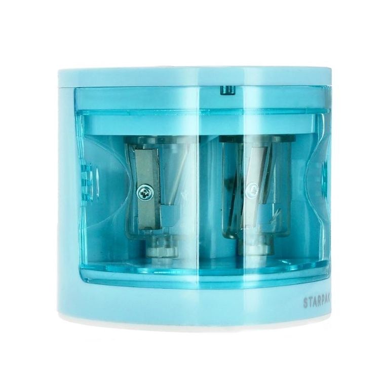 Starpak, temperówka elektryczna, podwójna, niebieska