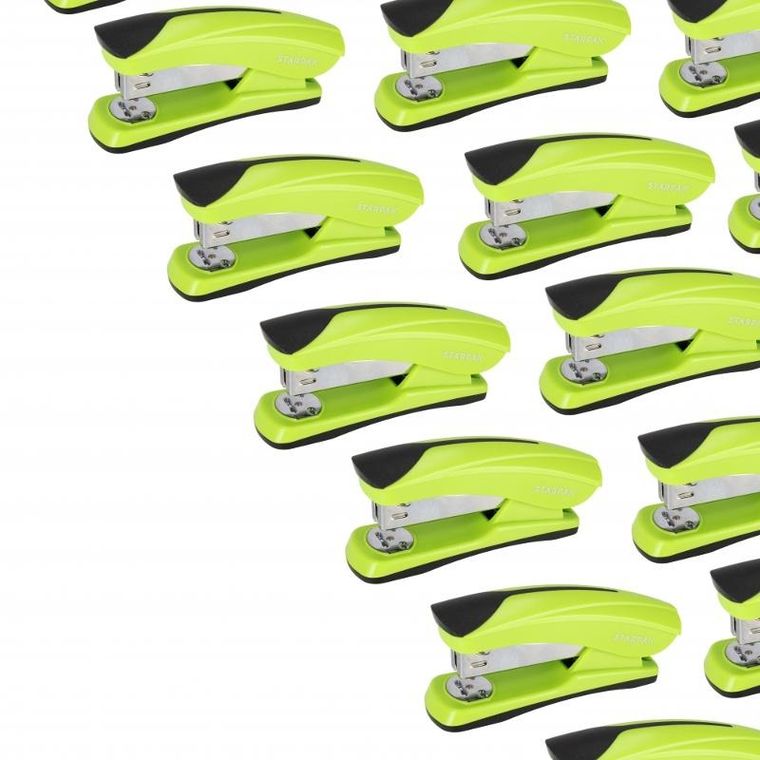 Starpak, zszywacz 24/6 26/6, 20 kartek, zielony