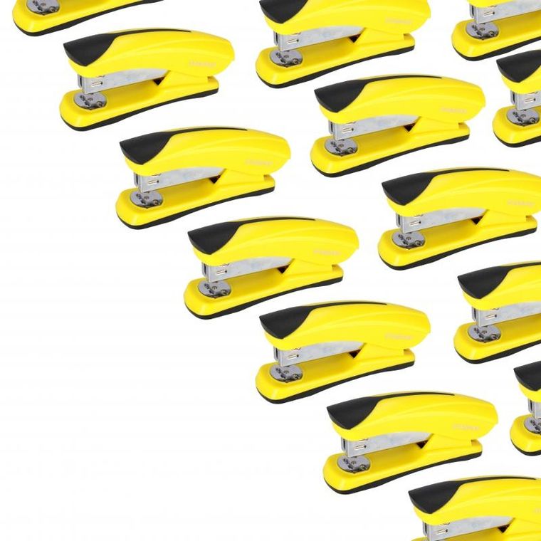 Starpak, zszywacz, 24/6 26/6, 20 kartek, żółty