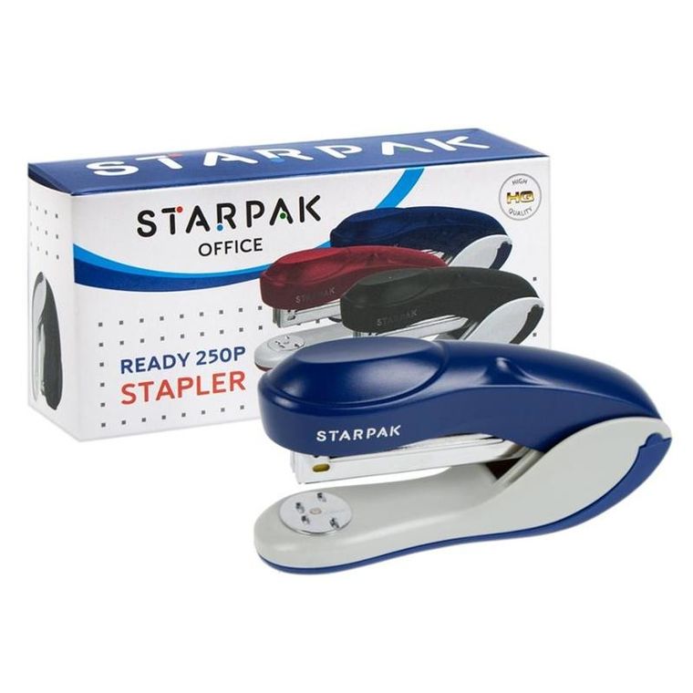 Starpak, zszywacz 250p, granat