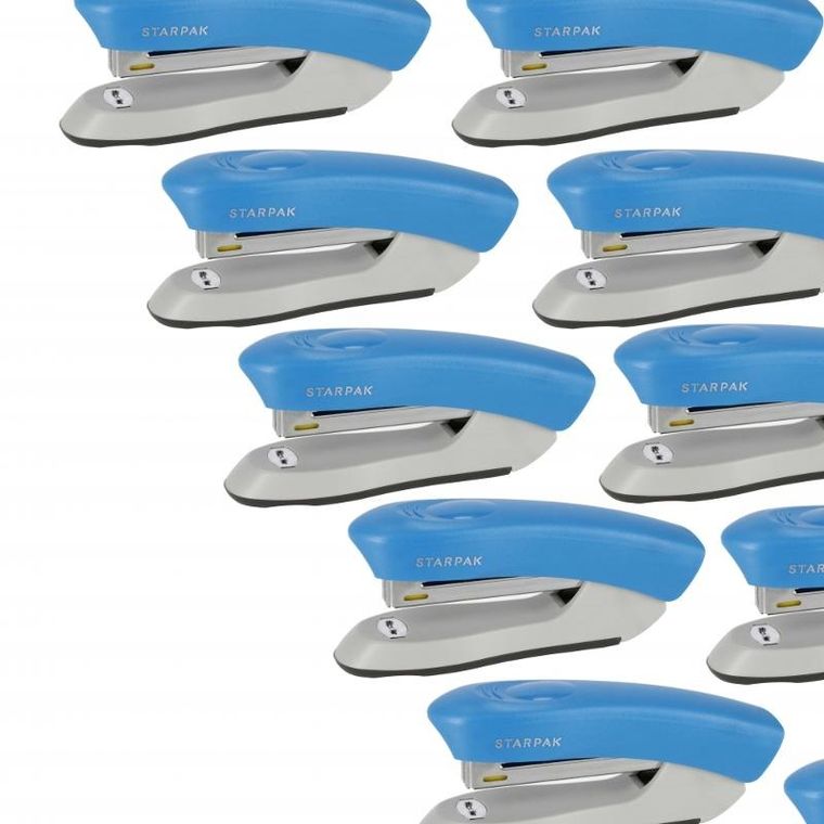 Starpak, zszywacz, niebieski, 12 kartek